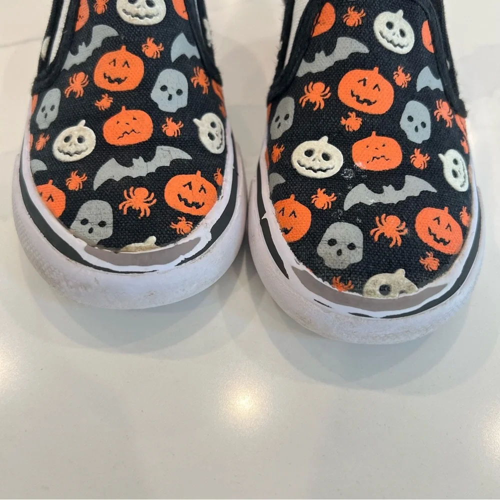 Tommy‎ Bahama Kids Halloween Sneakers - Black and Orange Size 9 - Picture 2 of 8